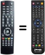 Replacement remote control United DVBT 9094