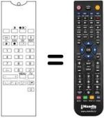Replacement remote control Sonolor SM 55050