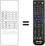Replacement remote control FB 20 (IR)