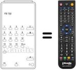 Replacement remote control FB 732
