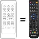 Replacement remote control LG CMT 9842