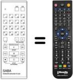 Replacement remote control FS 605