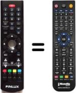 Replacement remote control Finlux 37 FLD 785