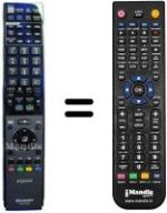 Replacement remote control Sharp GB 013 WJSA
