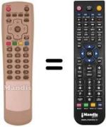 Replacement remote control Hyundai P 42 SX