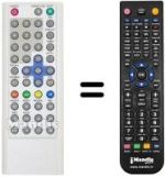 Replacement remote control Irradio XTD 1910 X