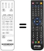 Replacement remote control IMC 62
