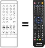 Replacement remote control INFRARED 1060 TS
