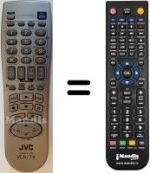 Replacement remote control JVC HR-J470