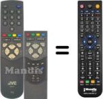 Replacement remote control JVC AV 28BD5