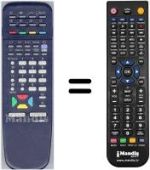 Replacement remote control RM-C663