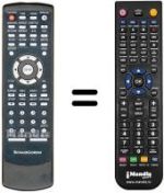 Replacement remote control JX-1000C(2)