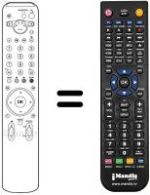 Replacement remote control Sony KDL-W40 A11E
