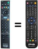Replacement remote control Sony KDL-26 P3000 E