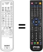 Replacement remote control Sony KV-29 FX60B / S