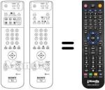 Replacement remote control Sony KV-32 DS65U