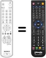 Replacement remote control Sony KV-32 DX30U