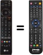 Replacement remote control MKJ40653831