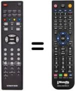 Replacement remote control United LTW 26X96