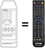 Replacement remote control 109