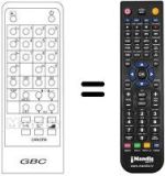 Replacement remote control MG 2572