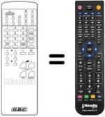 Replacement remote control MG 2580