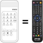 Replacement remote control MG 9212