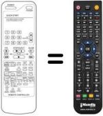 Replacement remote control Audiosonic MV 204