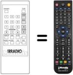 Replacement remote control MV 213