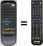 Replacement remote control RM 07901
