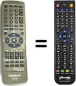 Replacement remote control N2QAKB000031