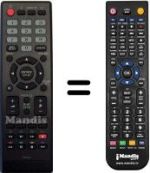 Replacement remote control Orion 076R0TR011