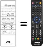 Replacement remote control PQ 10342 J