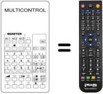 Replacement remote control PROCESSOR 1