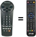 Replacement remote control RC-8250