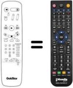 Replacement remote control LG QUISY 30