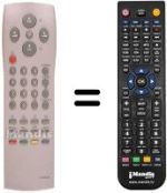 Replacement remote control Daewoo DWL 28W8-100D