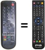 Replacement remote control R-40B02