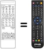 Replacement remote control A76100Q005