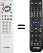 Replacement remote control RC-U07-RE
