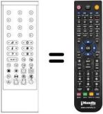 Replacement remote control UNIVERSUM 7263023