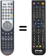 Replacement remote control RC 1900