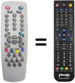 Replacement remote control TEC STV 365 SAS