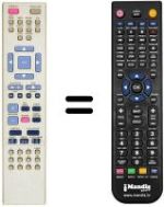 Replacement remote control RC 2521