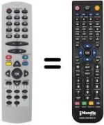 Replacement remote control RC 2553