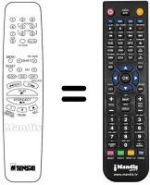 Replacement remote control Tensai TVR 340 VS