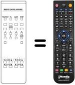 Replacement remote control 076200G004