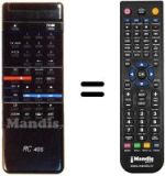 Replacement remote control Crosley VRP 5025