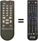 Replacement remote control RC 4663 / 00