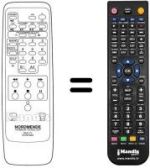 Replacement remote control RC 5205 MX